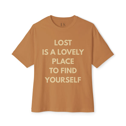 Lost Is Lovely Oversized Tee