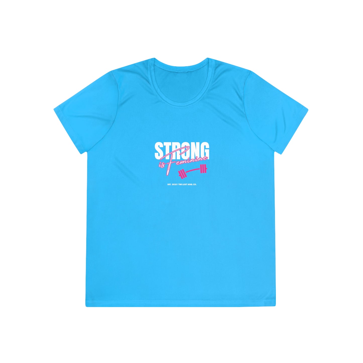 Strong is Feminine – Women’s Gymwear Tee | LS-W01