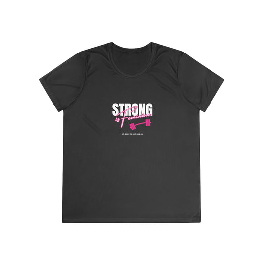 Strong is Feminine – Women’s Gymwear Tee | LS-W01