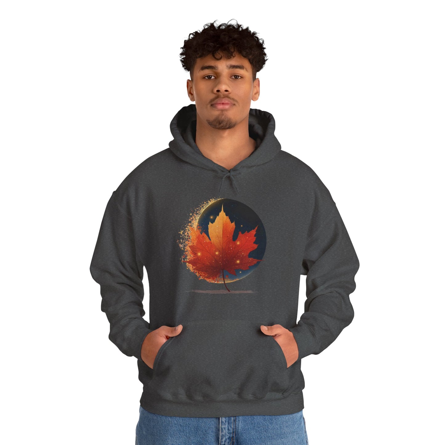 Cosmic Maple – Unisex Streetwear Hoodie | LS-RH05