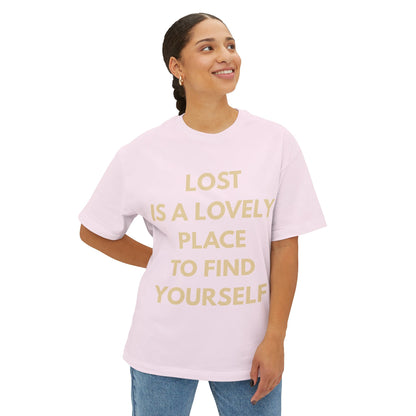 Lost Is Lovely Oversized Boxy Tee – The Lost Soul Co.