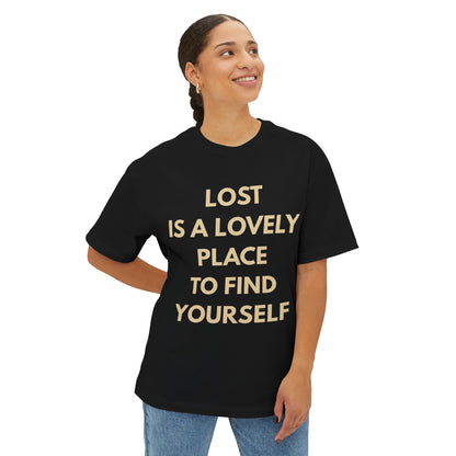 Lost Is Lovely Oversized Tee