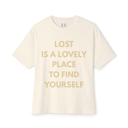 Lost Is Lovely Oversized Boxy Tee – The Lost Soul Co.