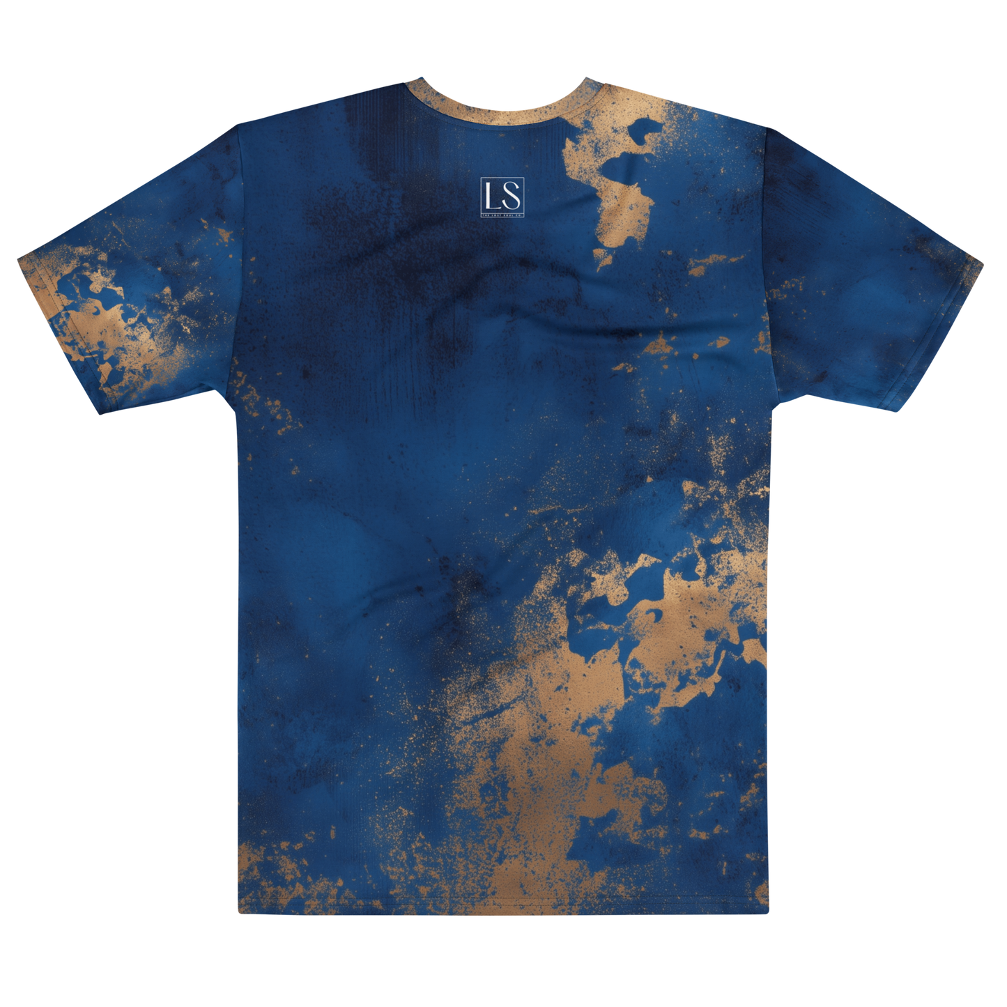 Back view of RESURGE tee with subtle LS logo below the collar - The Lost Soul Co.