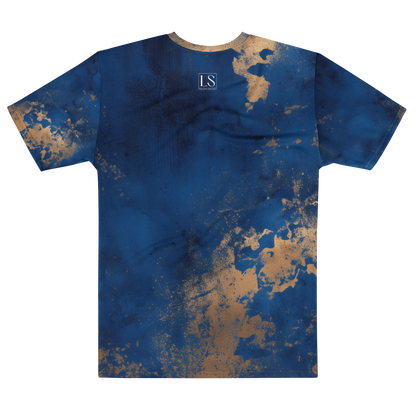 Back view of RESURGE tee with subtle LS logo below the collar - The Lost Soul Co.