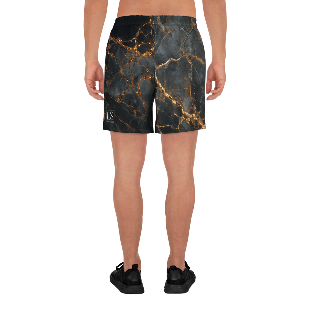 OBSIDIAN Long Athletic Shorts