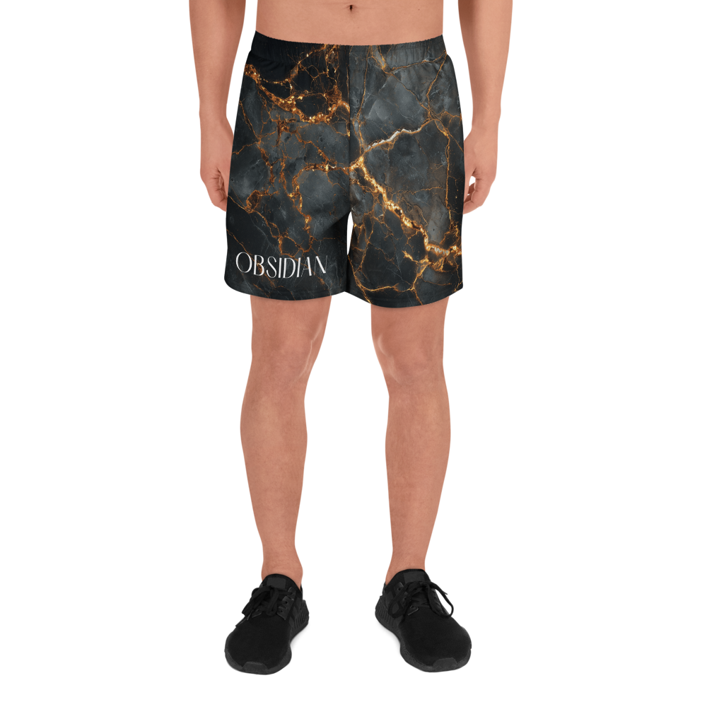 OBSIDIAN Long Athletic Shorts