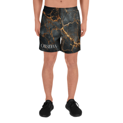 OBSIDIAN Long Athletic Shorts