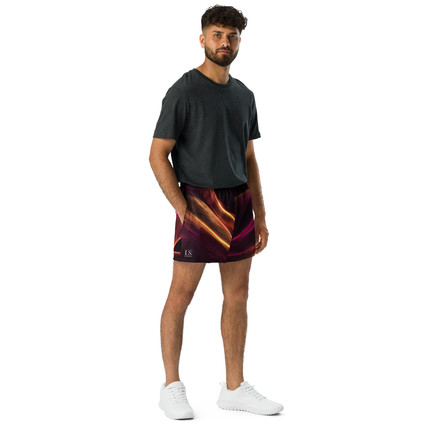 Neon Pulse Athletic Shorts