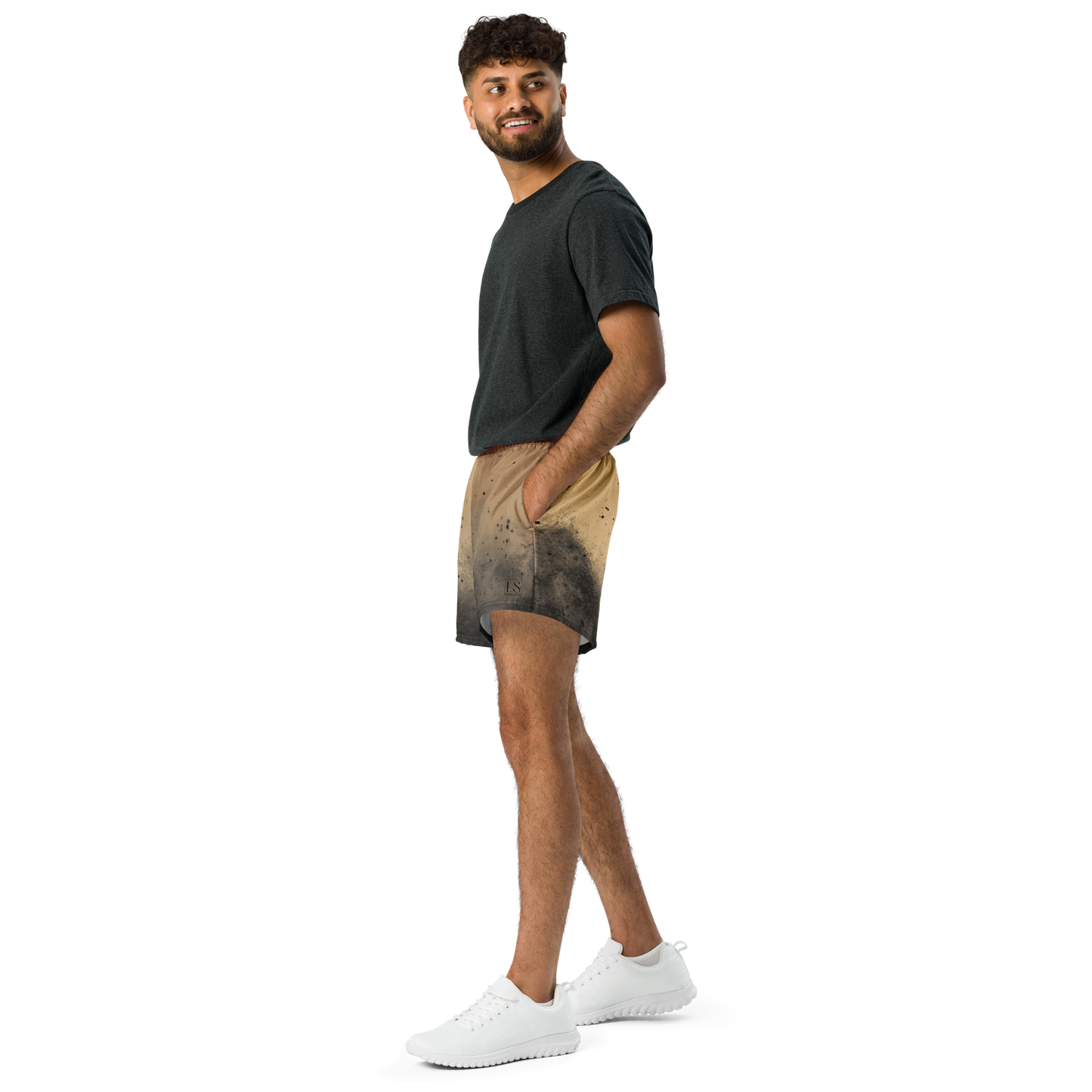 Golden Storm Athletic Shorts