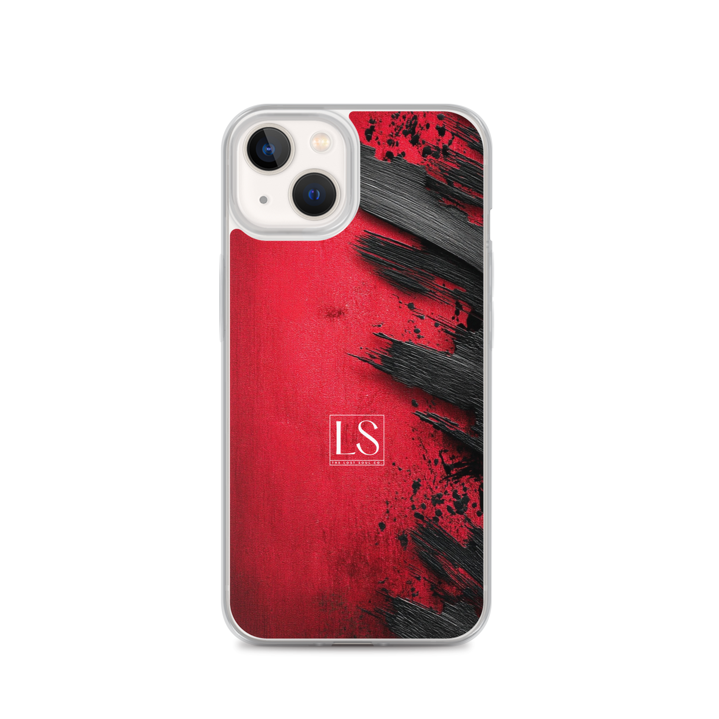 Blood & Brush – Clear iPhone Case | LS-P01