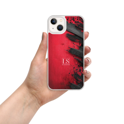 Blood & Brush – Clear iPhone Case | LS-P01