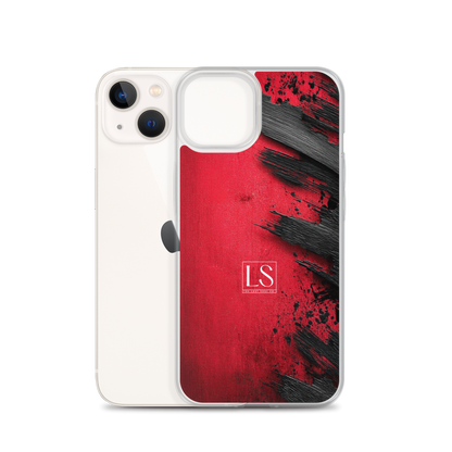 Blood & Brush – Clear iPhone Case | LS-P01