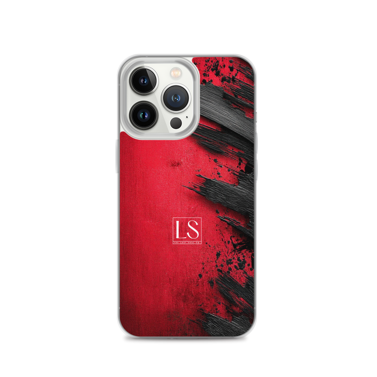Blood & Brush – Clear iPhone Case | LS-P01