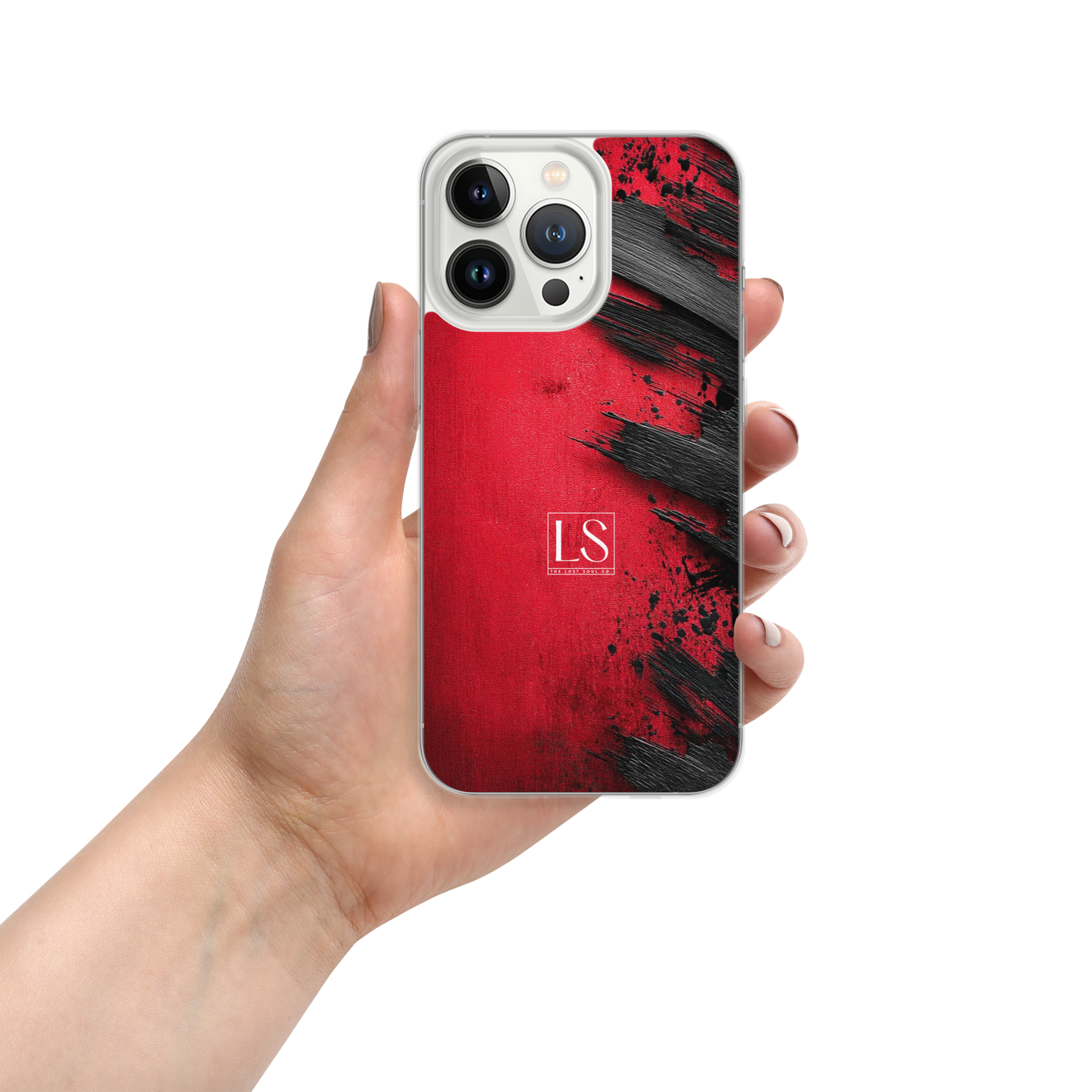 Blood & Brush – Clear iPhone Case | LS-P01