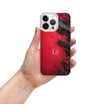 Blood & Brush – Clear iPhone Case | LS-P01