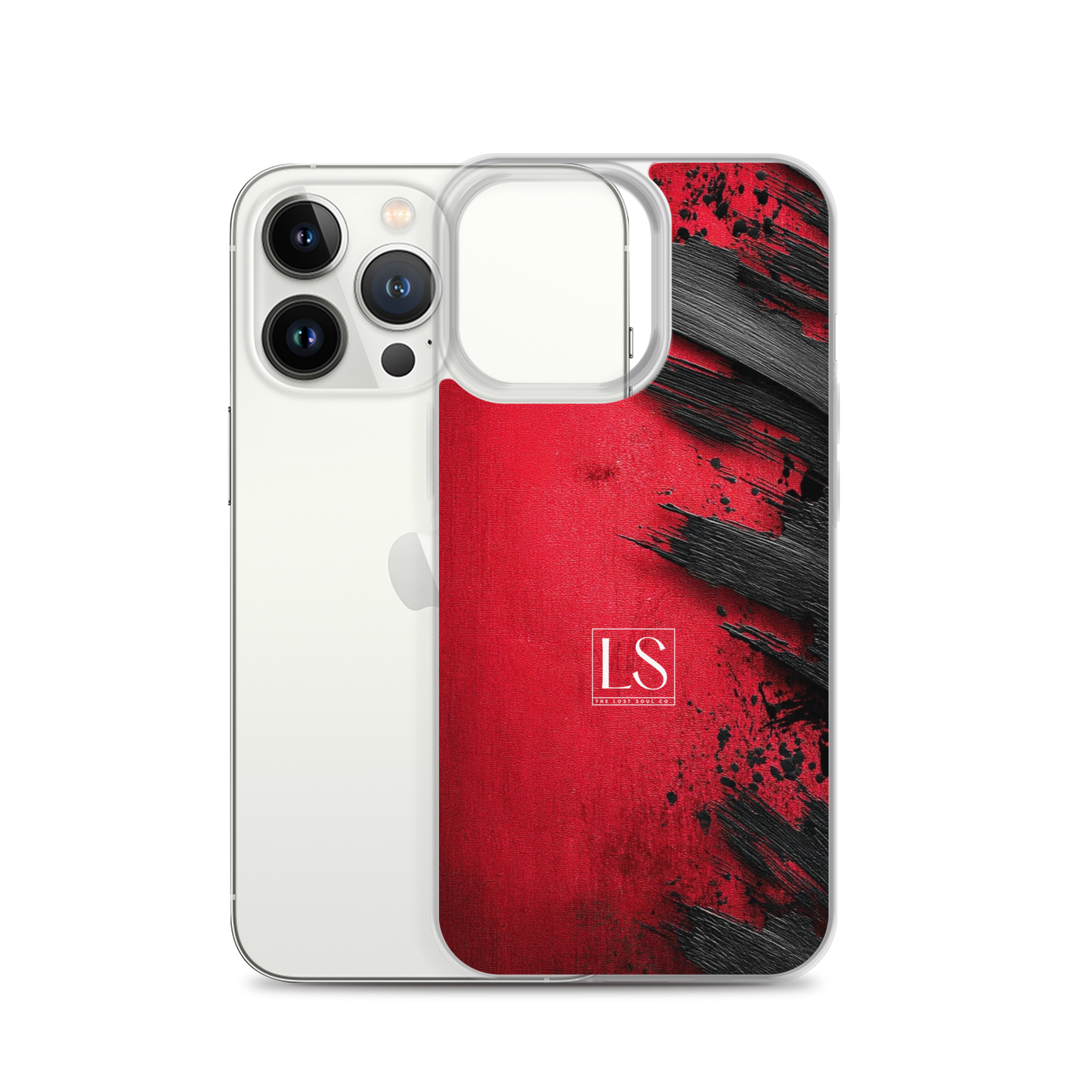 Blood & Brush – Clear iPhone Case | LS-P01