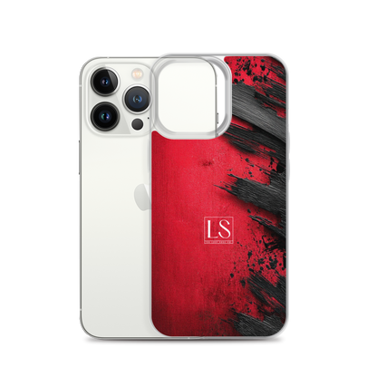 Blood & Brush – Clear iPhone Case | LS-P01