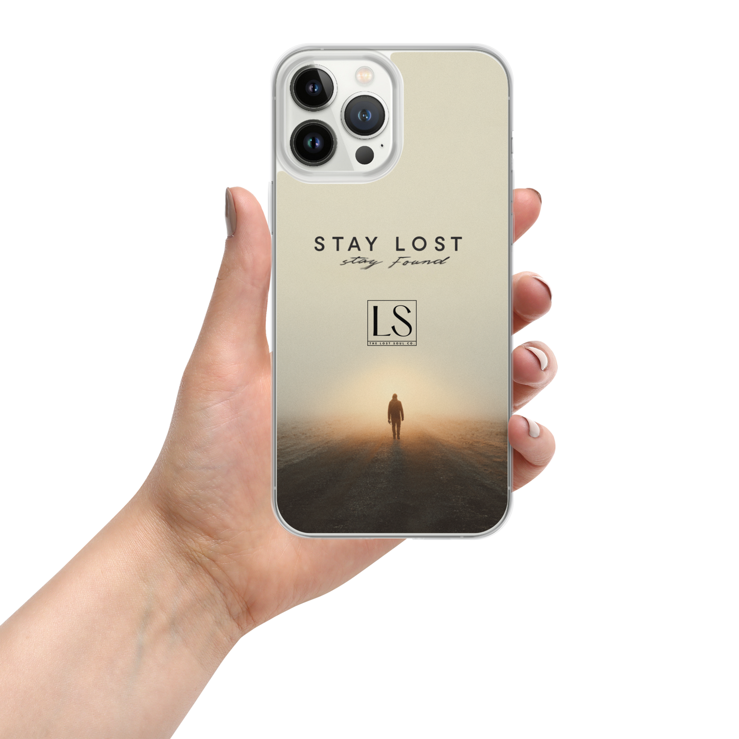 Stay Lost Stay Found – Clear iPhone Case | LS-P02
