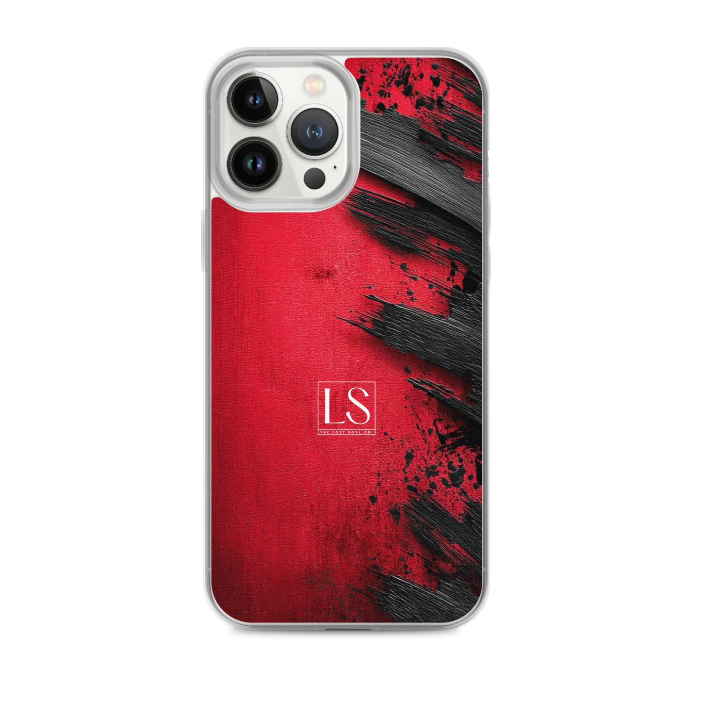 Blood & Brush – Clear iPhone Case | LS-P01
