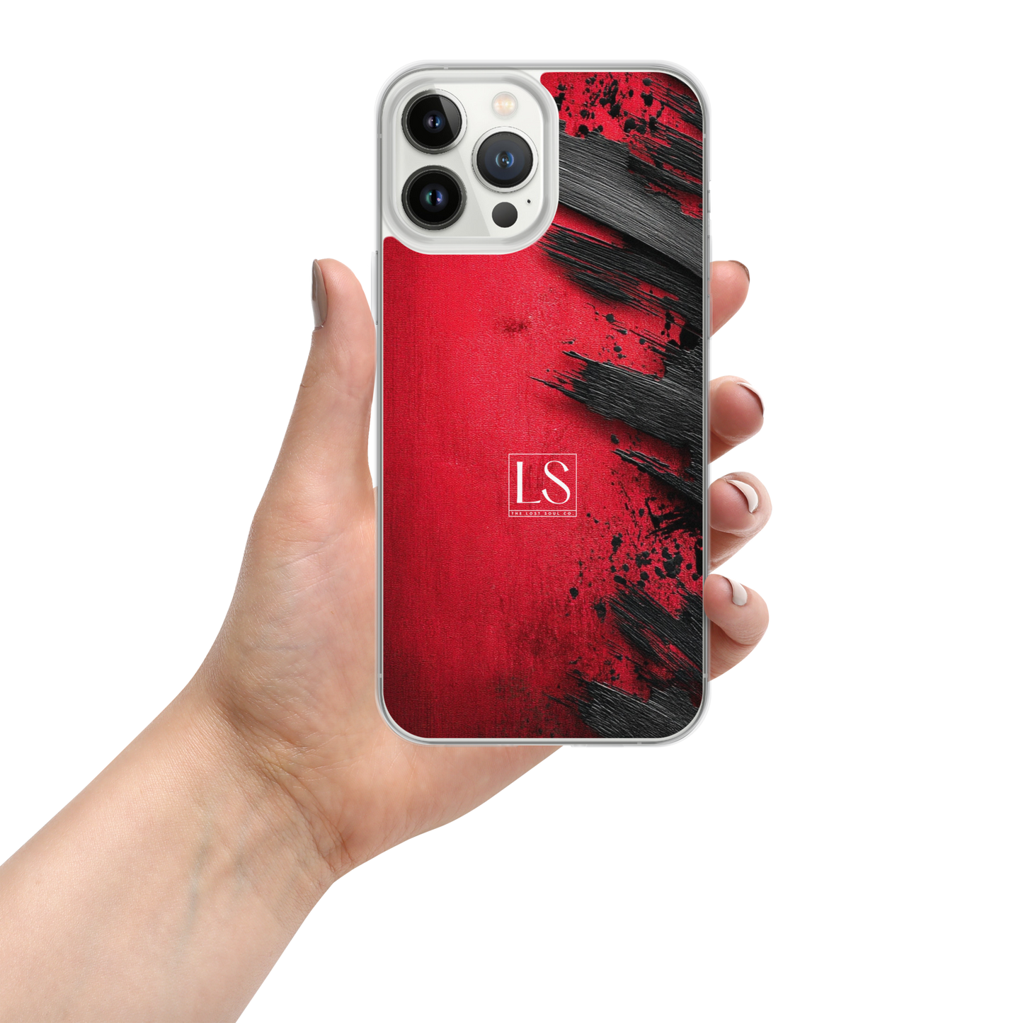 Blood & Brush – Clear iPhone Case | LS-P01