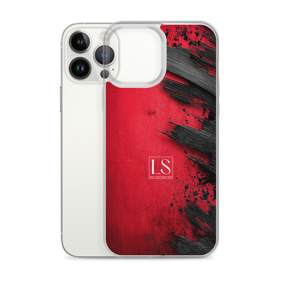 Blood & Brush – Clear iPhone Case | LS-P01