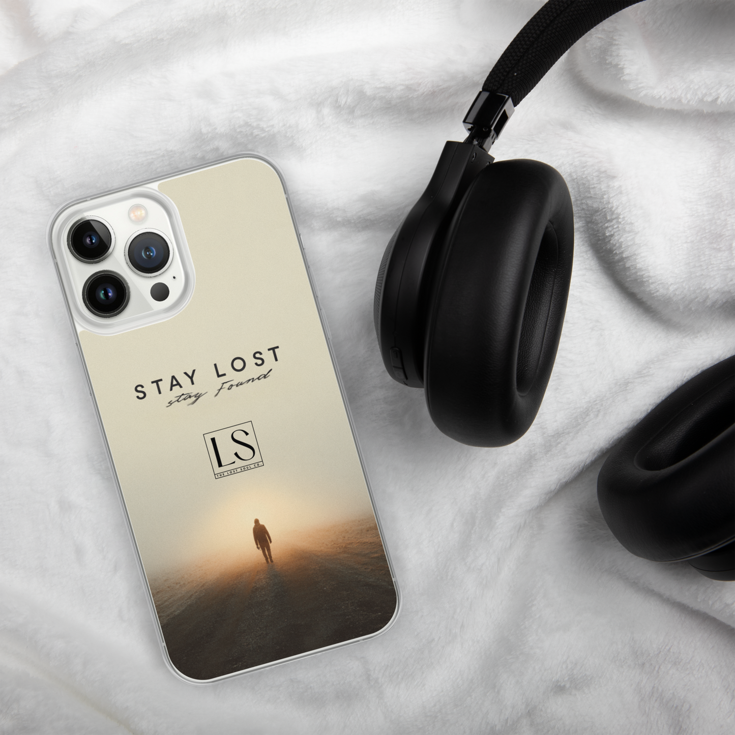 Stay Lost Stay Found – Clear iPhone Case | LS-P02