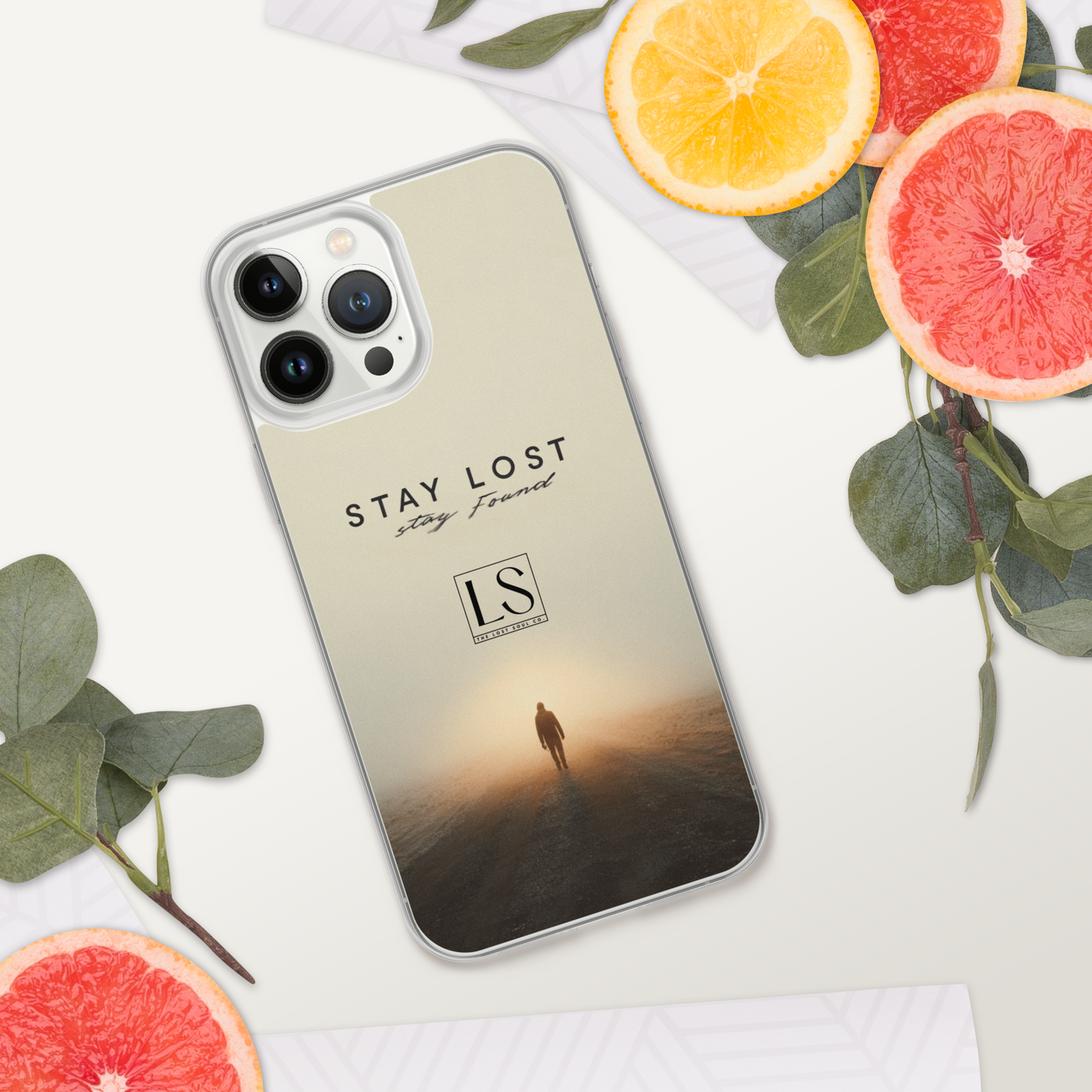 Stay Lost Stay Found – Clear iPhone Case | LS-P02