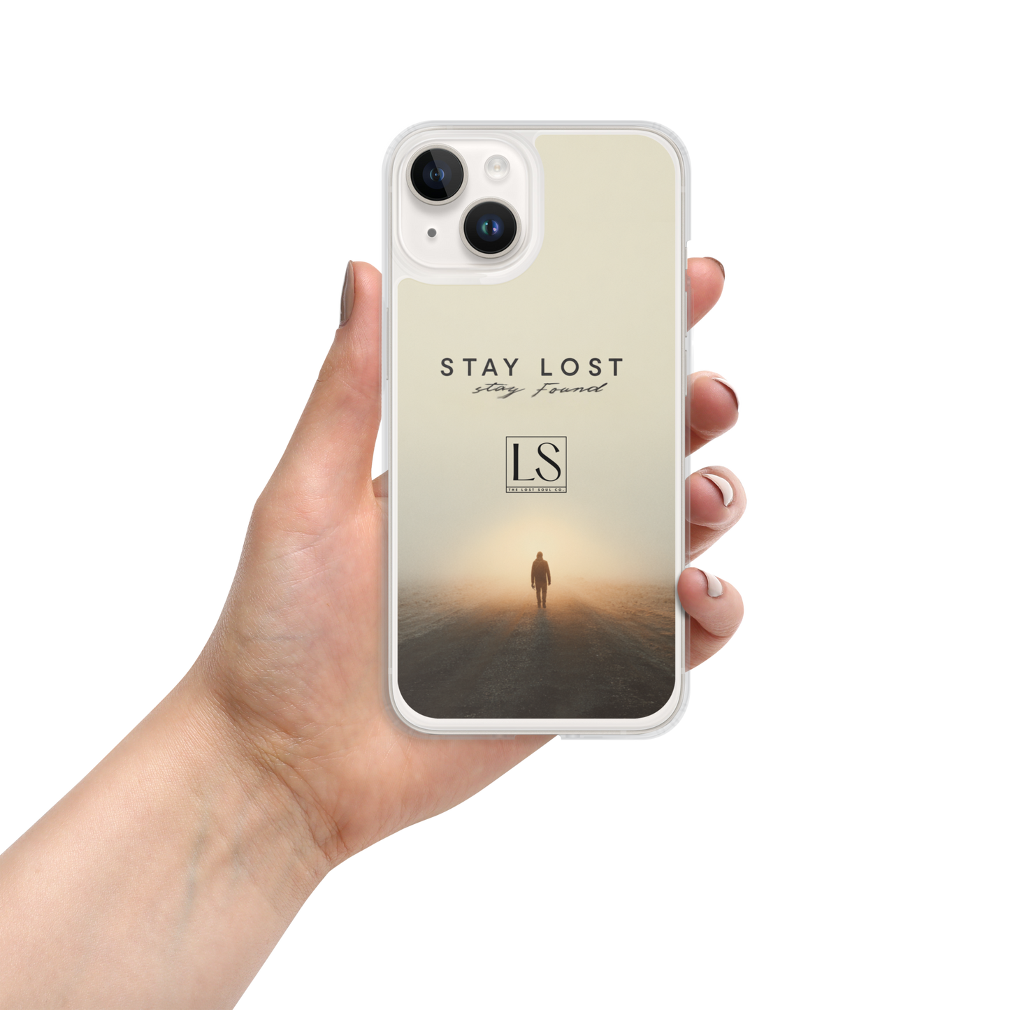 Stay Lost Stay Found – Clear iPhone Case | LS-P02