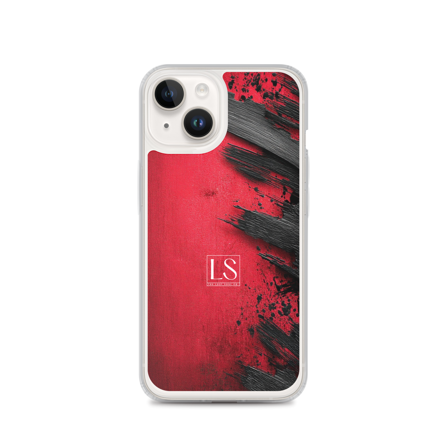 Blood & Brush – Clear iPhone Case | LS-P01