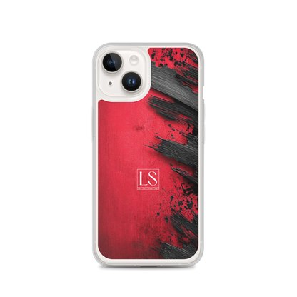 Blood & Brush – Clear iPhone Case | LS-P01