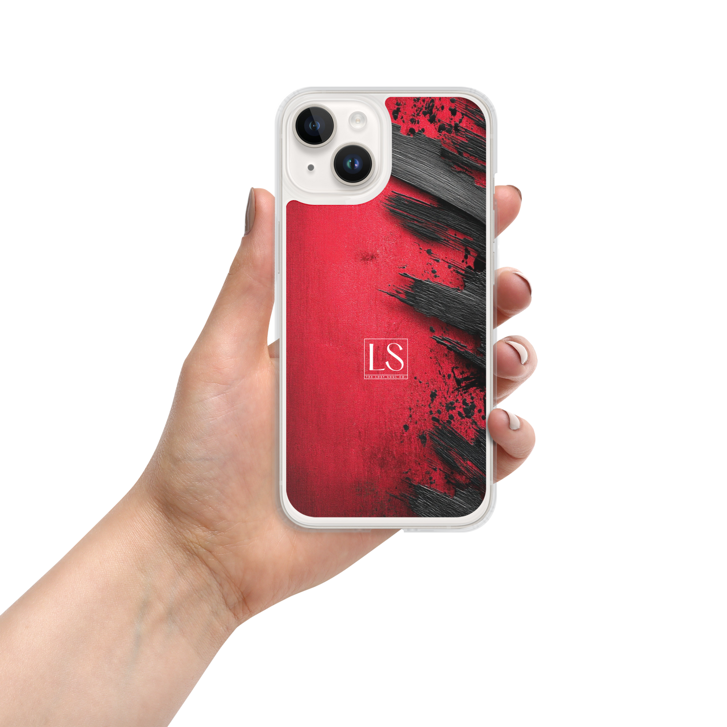 Blood & Brush – Clear iPhone Case | LS-P01