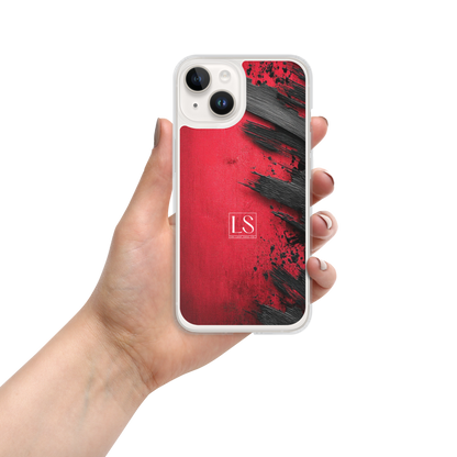 Blood & Brush – Clear iPhone Case | LS-P01