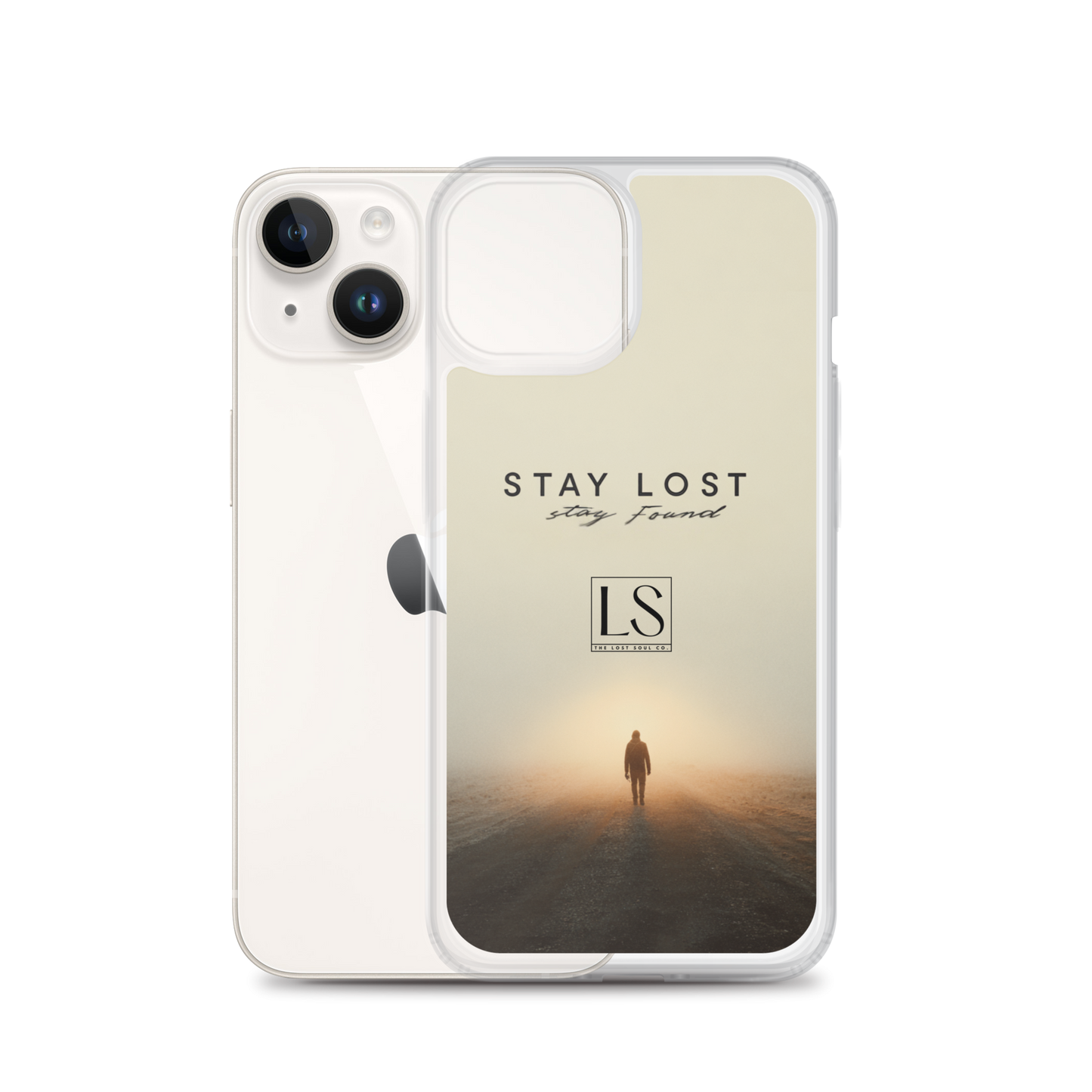 Stay Lost Stay Found – Clear iPhone Case | LS-P02