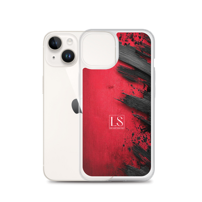 Blood & Brush – Clear iPhone Case | LS-P01