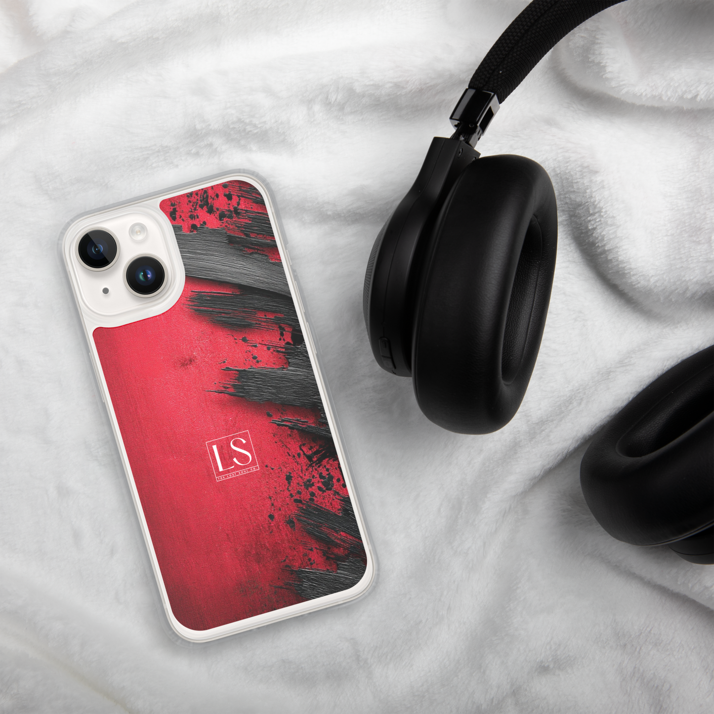 Blood & Brush – Clear iPhone Case | LS-P01