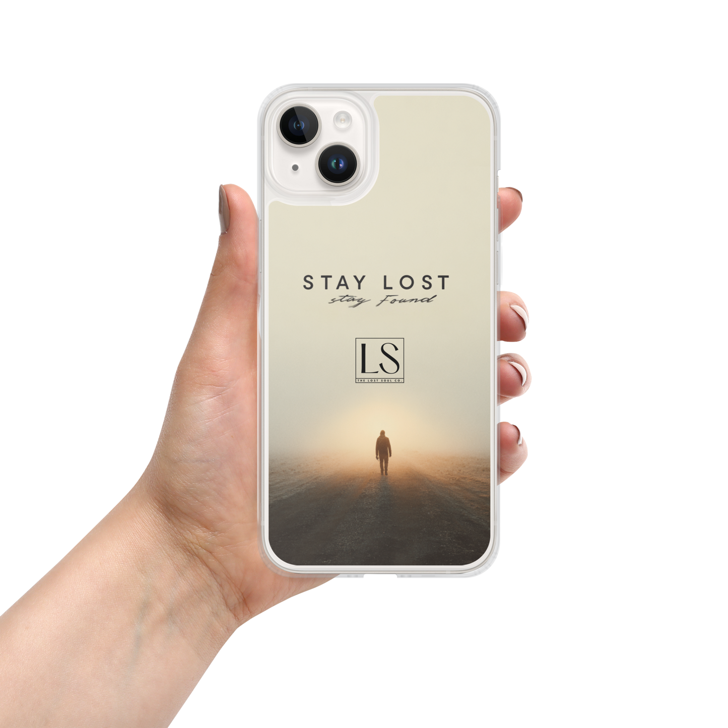 Stay Lost Stay Found – Clear iPhone Case | LS-P02