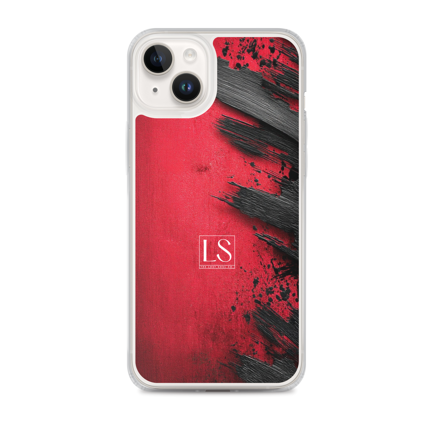 Blood & Brush – Clear iPhone Case | LS-P01