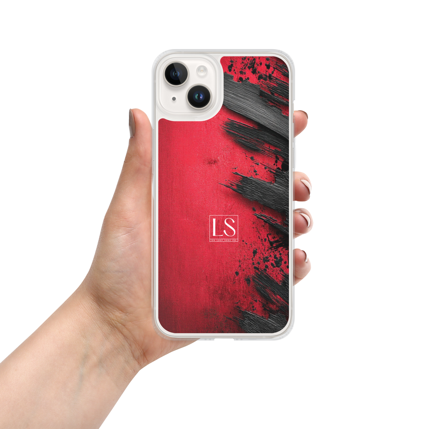 Blood & Brush – Clear iPhone Case | LS-P01