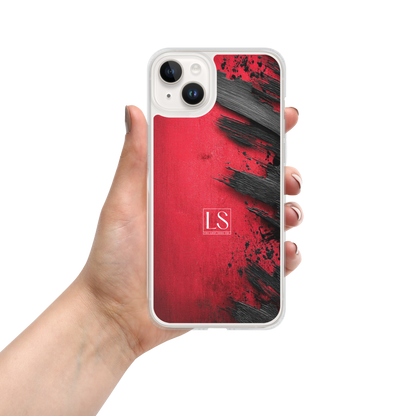 Blood & Brush – Clear iPhone Case | LS-P01