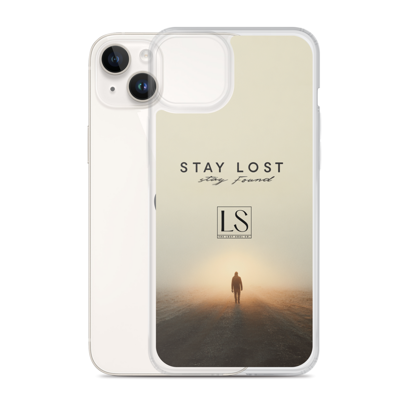 Stay Lost Stay Found – Clear iPhone Case | LS-P02