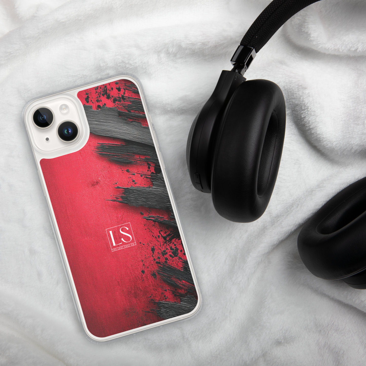 Blood & Brush – Clear iPhone Case | LS-P01