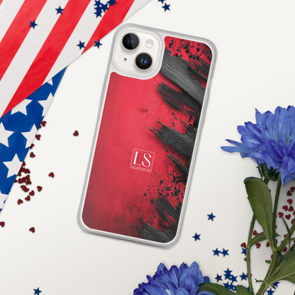 Blood & Brush – Clear iPhone Case | LS-P01