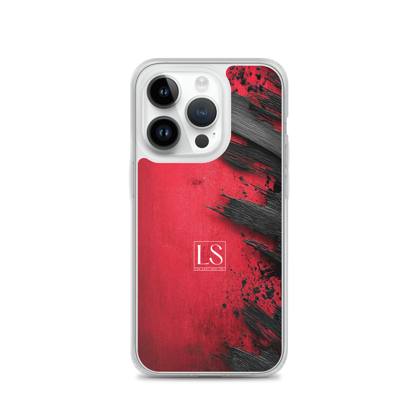 Blood & Brush – Clear iPhone Case | LS-P01