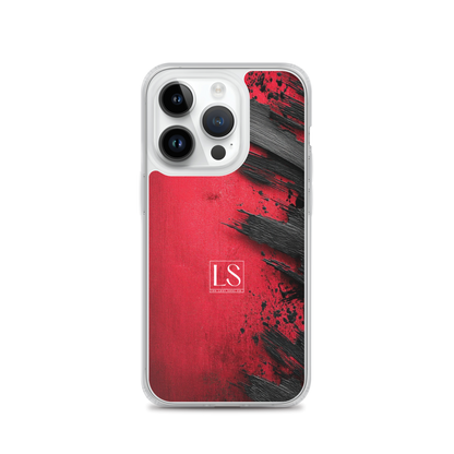 Blood & Brush – Clear iPhone Case | LS-P01