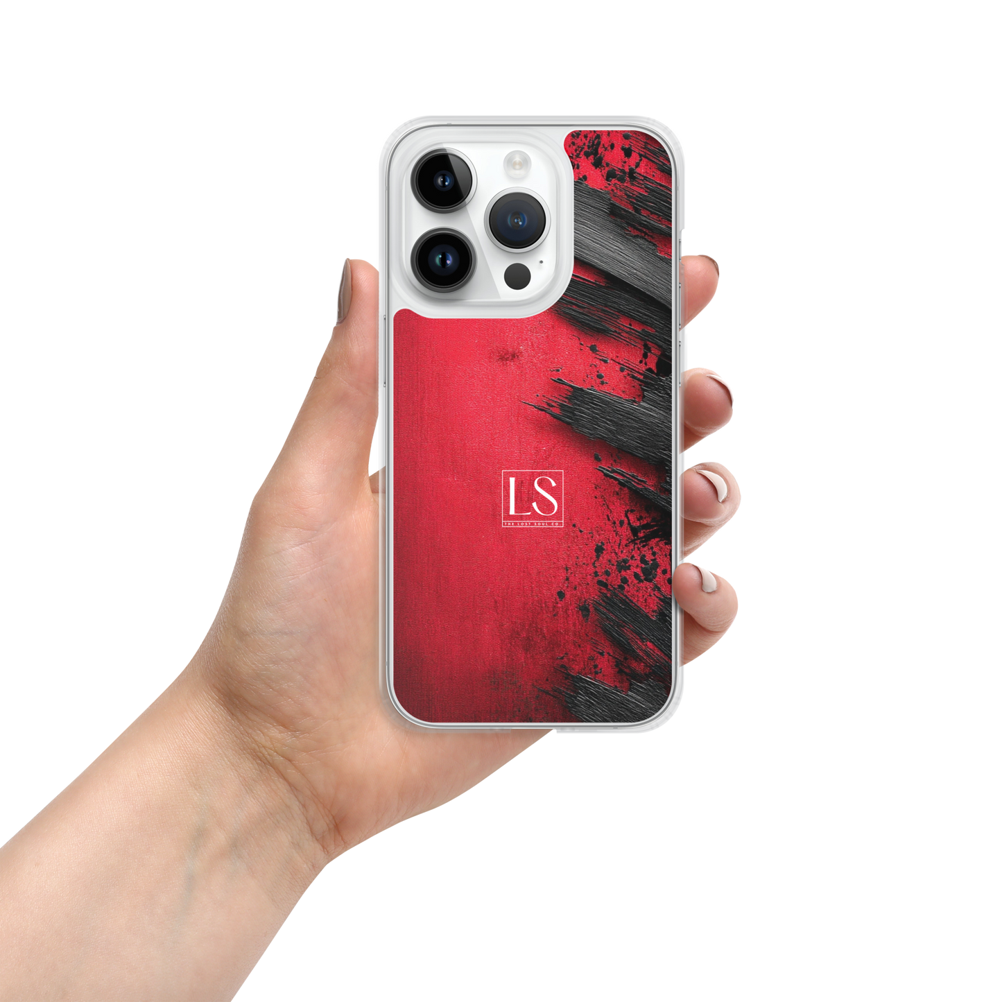 Blood & Brush – Clear iPhone Case | LS-P01