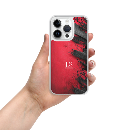 Blood & Brush – Clear iPhone Case | LS-P01