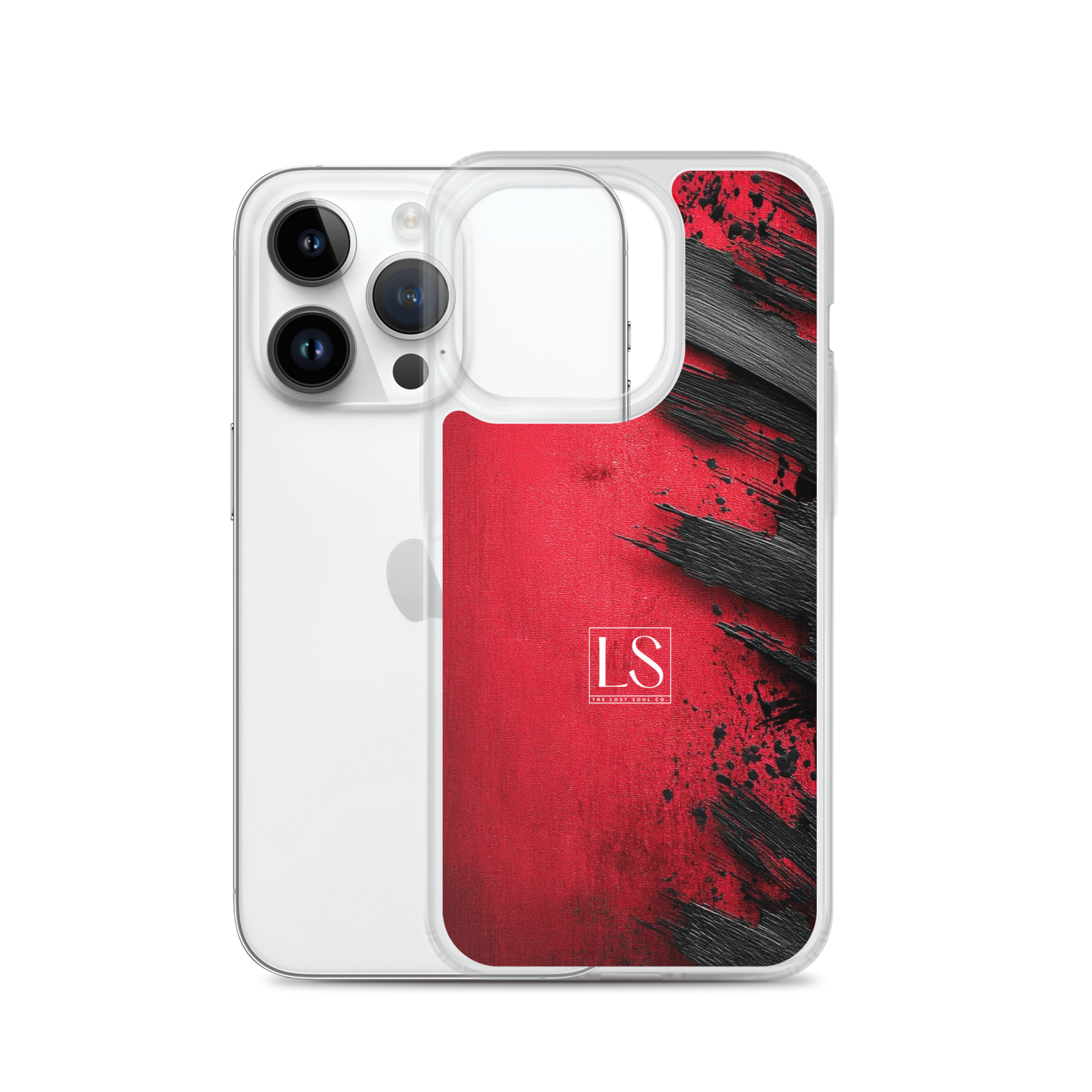 Blood & Brush – Clear iPhone Case | LS-P01