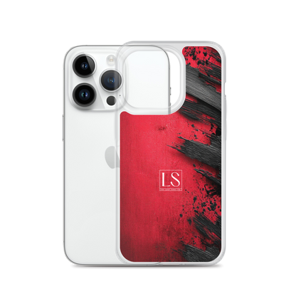 Blood & Brush – Clear iPhone Case | LS-P01