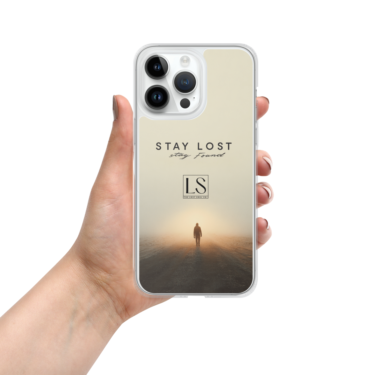 Stay Lost Stay Found – Clear iPhone Case | LS-P02